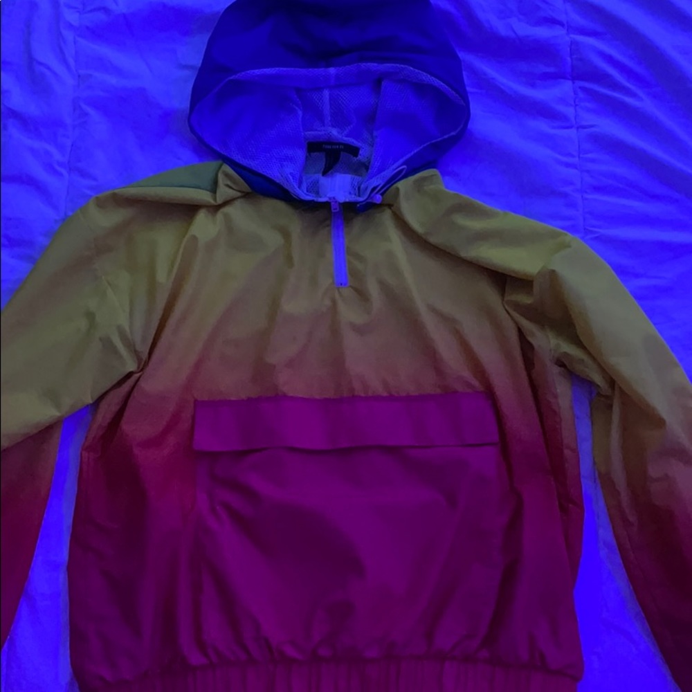 Rainbow rain coat/poncho